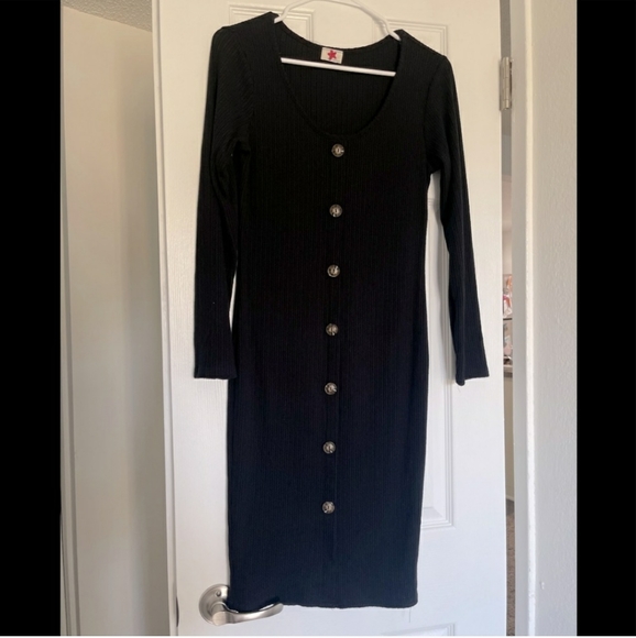 Blue Leopard | Janet Ribbed Dress - Picture 5 of 8